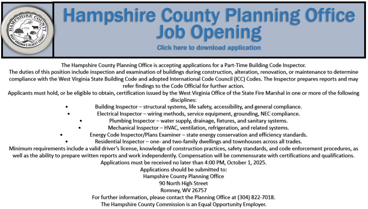 Hampshire County Planning Inspector